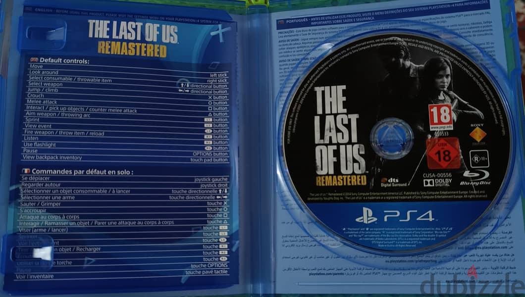 The Last of Us part 1 Remastered PS4 used in a good condition 1