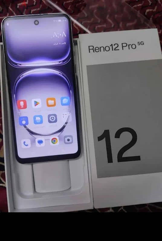 تلفون Reno12 pro5g بلزقه بتاعتو . 1