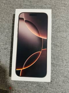 iphone 16 pro max 256g- Brand new- Dessert Titanium