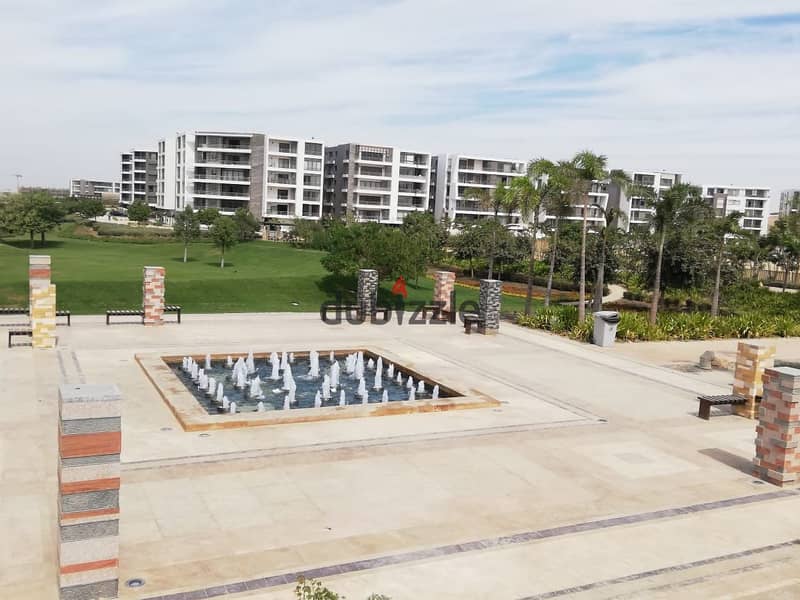 2 bedrooms with a garden of 120 meters in front of the airport inside the Taj City Compound for 900 thousand down payment, full services, in installme 11