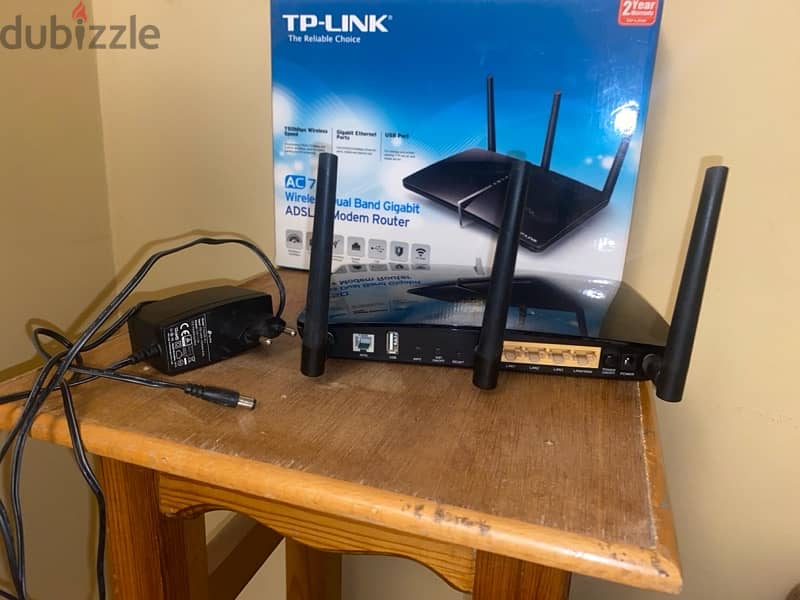 Router TP-LINK AC750 Archer D2 - 750Mbps راوتر 1