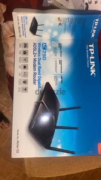 Router TP-LINK AC750 Archer D2 - 750Mbps راوتر 2