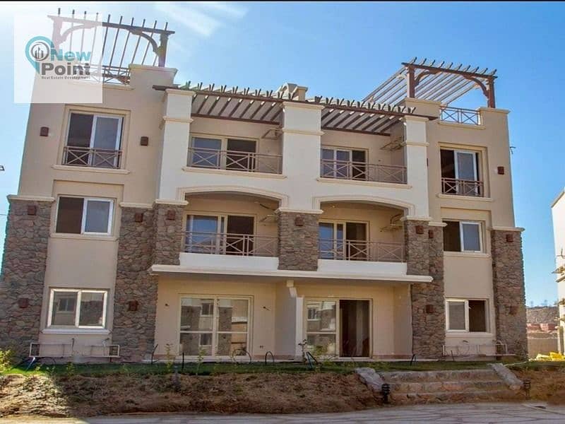 For only 830 thousand, own a fully finished 3-bedroom chalet with a sea view in Ain Sokhna 1