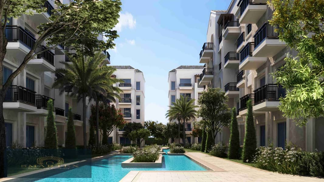 apartment for sale 166 sqm in palenica compound in el shorouk open view very prime location 1