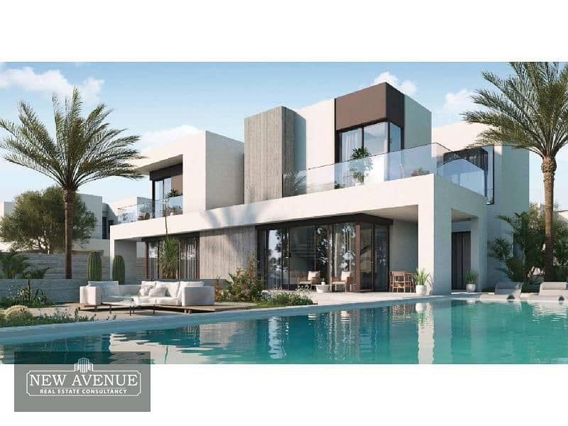 Townvilla middle 210 meter 3 Bedrooms  4 Bathrooms  in Solana East New Cairo . 0