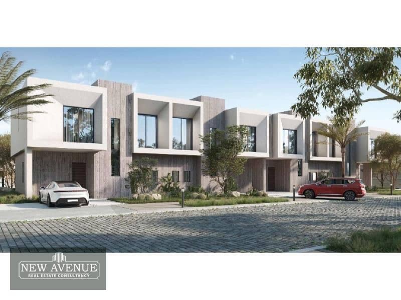 Townvilla middle 210 meter 3 Bedrooms  4 Bathrooms  in Solana East New Cairo . 1