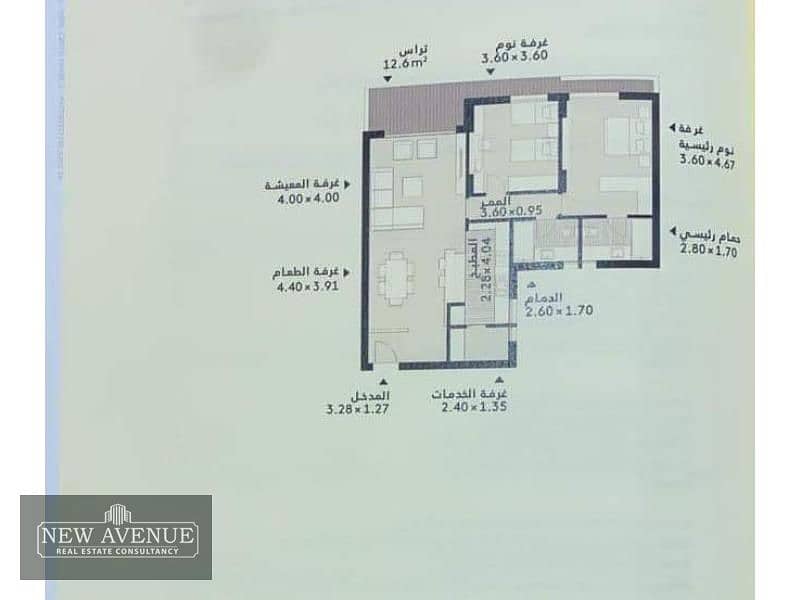 Apartment  134 meter 3rd floor 2 Bedrooms , 2 Bathrooms  in EL-BUROUJ Al shurouk City 3