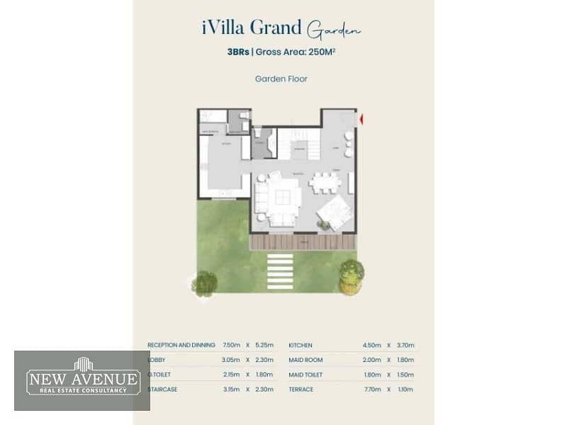 I villa grand with garden corner 3 Bedrooms  4 Bathrooms  & Maid's room with toilet in Aliva Mostkbal City 7