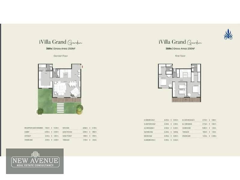 I villa grand with garden corner 3 Bedrooms  4 Bathrooms  & Maid's room with toilet in Aliva Mostkbal City 8