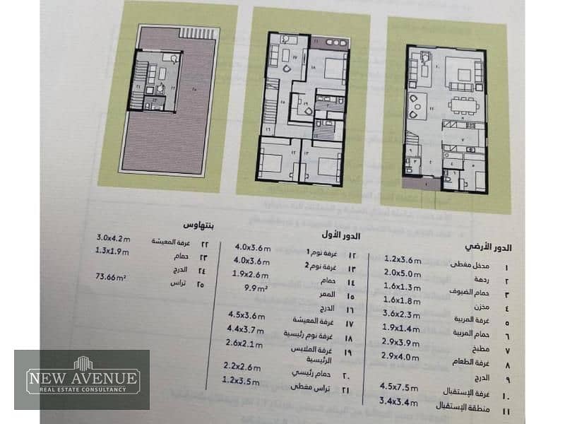 فيلا ٣ ادوار متشطبه بالكامل للبيع فى مدينه الشروق 14