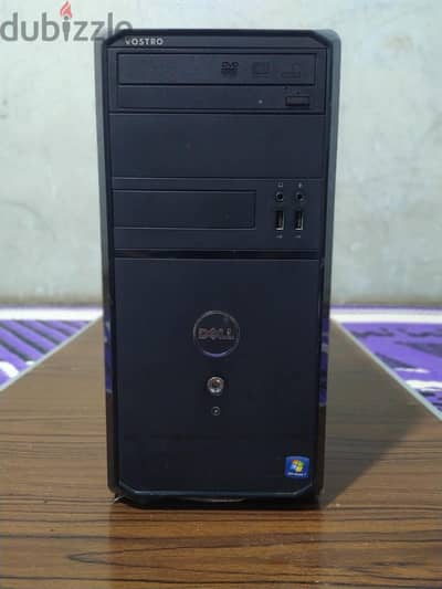 كمبيوتر اقتصادي وبحالتة كيسة DELL Vostro مع شاشة HP Compaq LA1951g