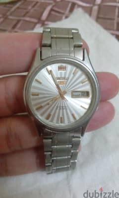 ساعه seiko5 ياباني اتوماتيك مقاس 40