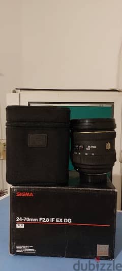 sigma 24-70 for nikon  f2.8 سيجما للنيكون 0