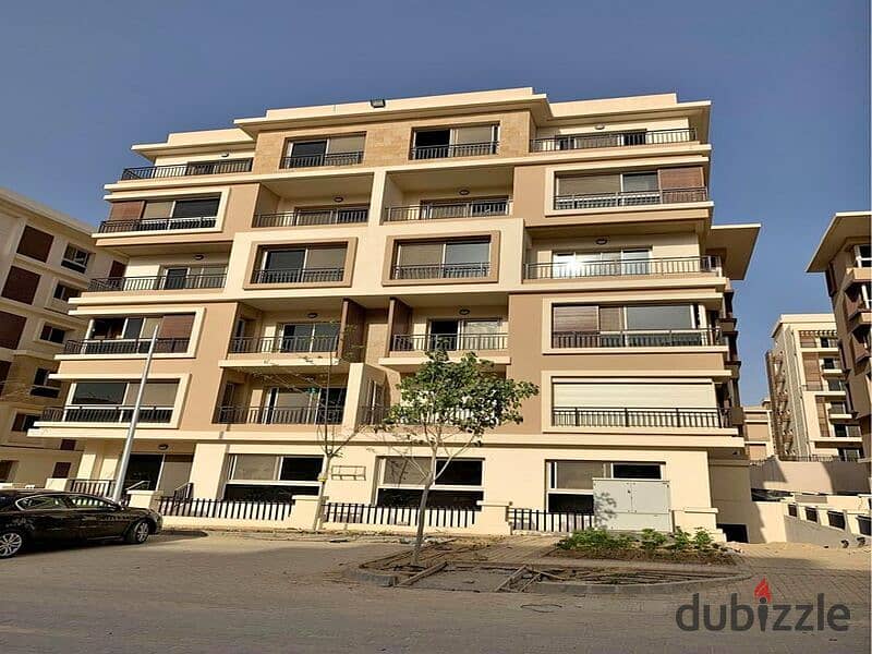 Apartment for sale, ground floor, with garden, in Sarai Compound, Mostakbal City 4