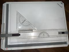 A3 drawing board with drawing tools