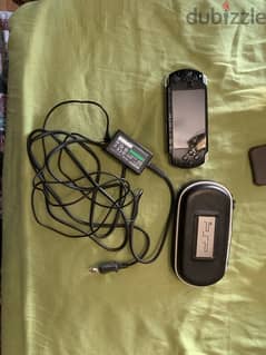 psp with charger and cover 0