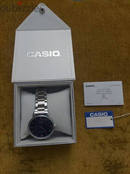 ساعة كاسيو أصلية جديدة لم تستخدم بالعلبة casio 1