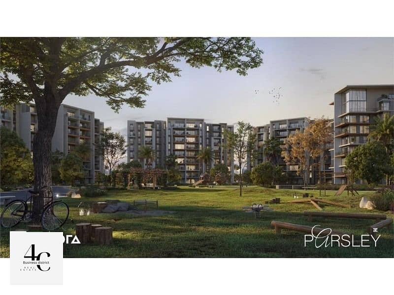 Apartment 146m for sale fully finished with installments at the lowest price 2 bedrooms prime location in Zed East Fifth Settlement 2