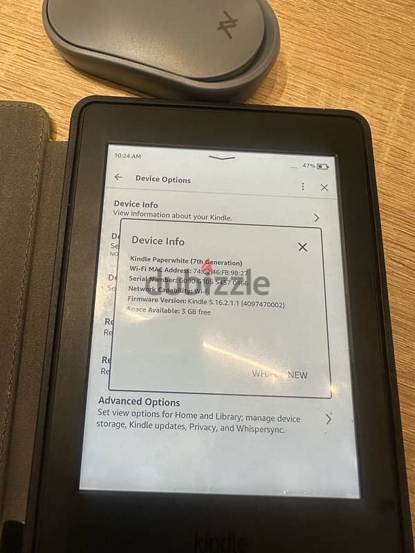 amazon kindle 7th generation with cover at a very good price 1