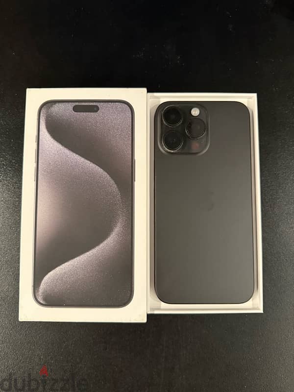 iphone 15 Pro Max 512Gb Black Titanium + Free Cover & iphone Wallet 2