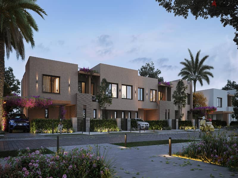 Townhouse corner for sale at Owest تاون هاوس كورنر للبيع بكمبوند أويست 4