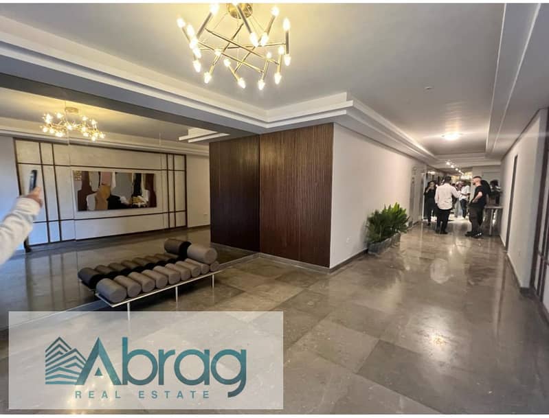 For sale Apartment with Garden Fully finished with AC's in ZED West - El sheikh Zayed 3