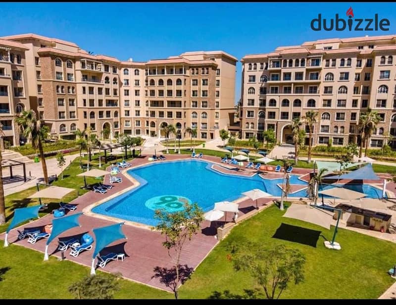 For sale, an apartment with immediate receipt, fully finished, in the heart of the Fifth Settlement, next to the AUC, in the 90 Avanue 7