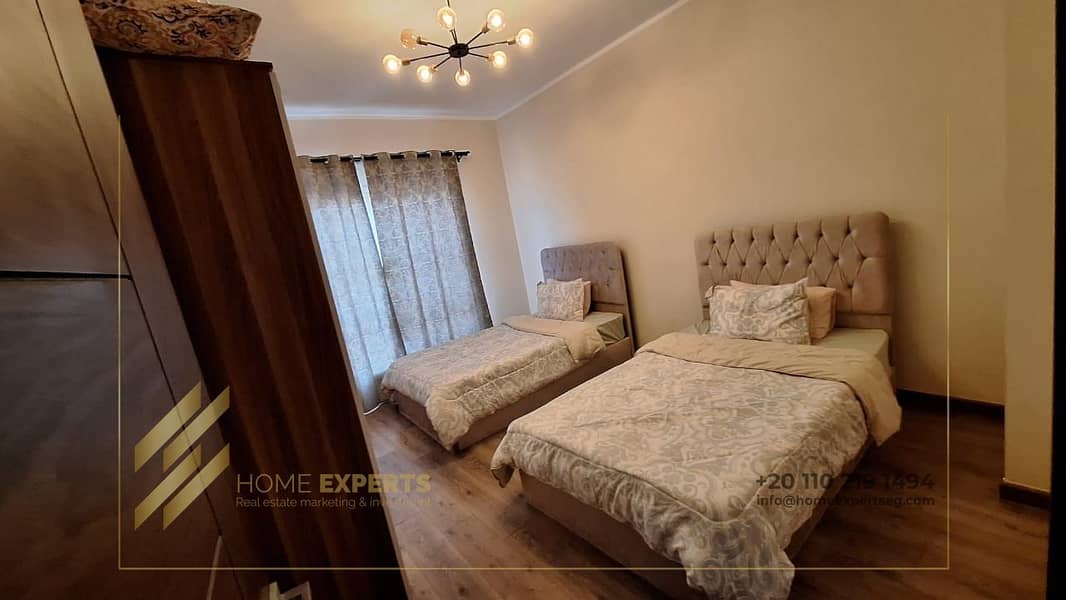 For the air of luxurious living, a furnished apartment for rent in the 90 Avenue Compound, Fifth Settlement 8