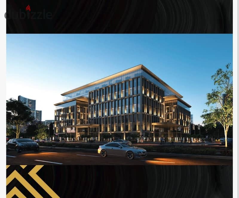 An administrative office with immediate receipt, fully finished, in the financial district, in the Downtown in the new Capital, Business yardu 6