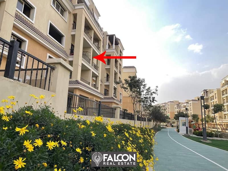 A distinctive apartment for sale in the most prestigious neighborhoods of New Cairo, in Saray, directly in front of Madinaty, with the best view 0