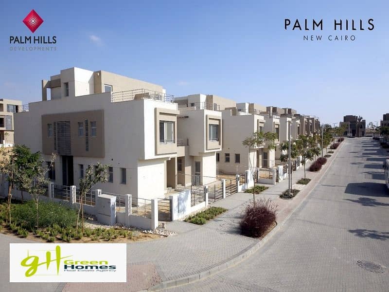 unit for sale with an area of 128 square meters at Palm hills new cairo 1