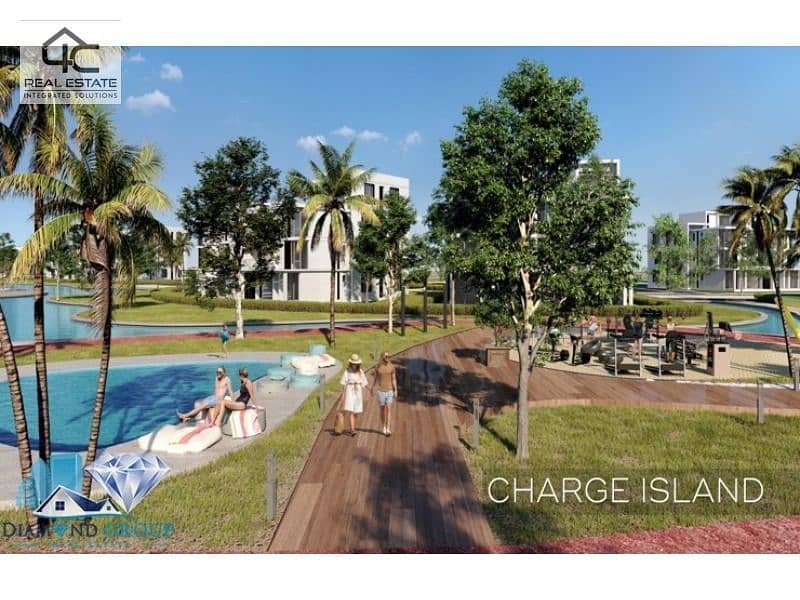 Fully finished chalet in installments, View Lagoon, a few steps from the sea, with the lowest down payment and total for quick sale. 1