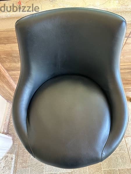 Leather Bar Chairs - Hydraulic | Set of 3 Chairs | Perfect Condition 5