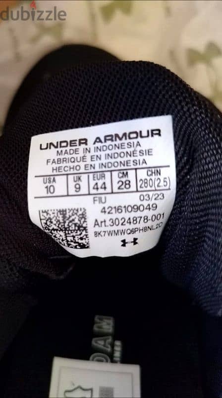 Under Armour running shoes - original from Dubai 5