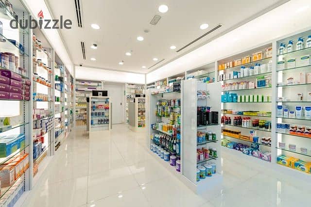 Pharmacy for sale in the Fifth Settlement with a 10% down payment, for sale in installments, next to the Nile International Schools 0