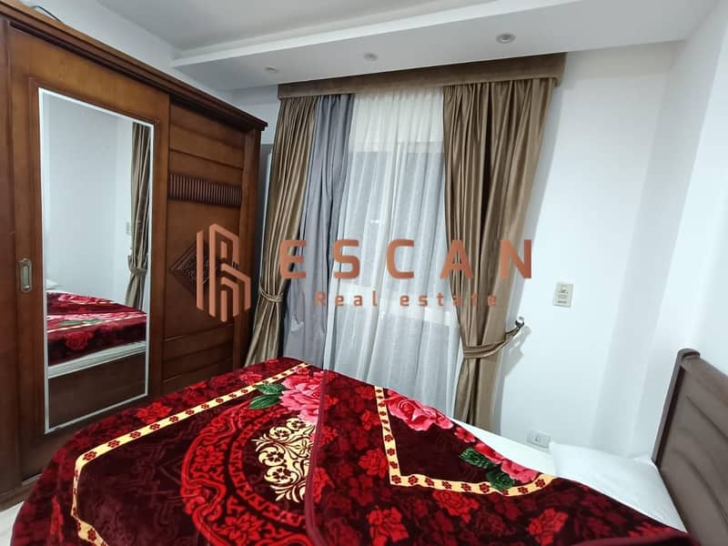 Furnished apartment for rent in Madinaty with super luxury finishing 10