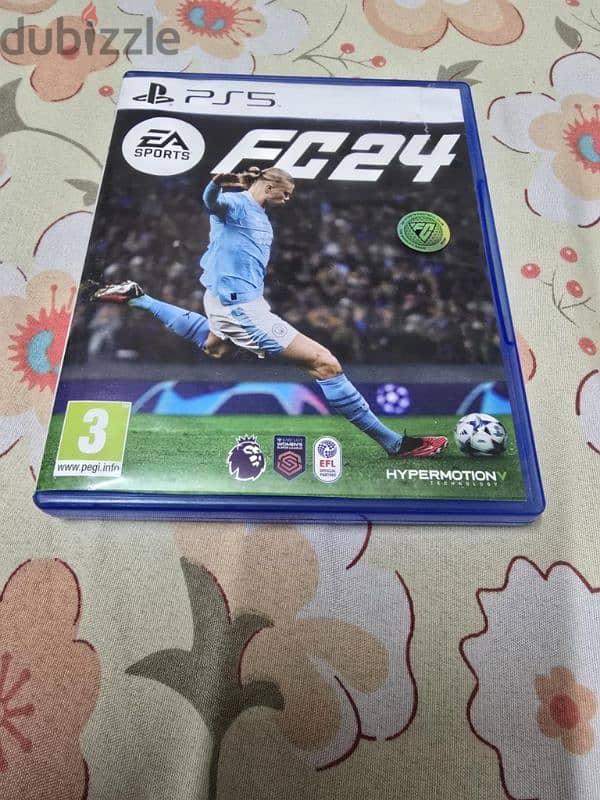 PS5 FC 24 بدون خدش 0