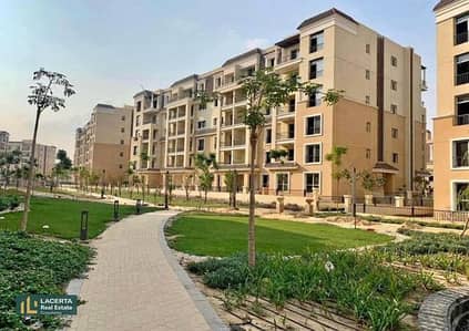 A 3-bedroom apartment with a stunning view in Sarai Compound, just minutes away from El Shorouk, Mostakbal City, and Fifth Settlement.