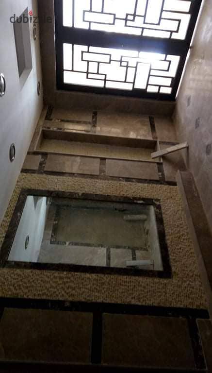 Apartment for sale, area 160 square meters, second number from Al-Nawadi Street, 90 North, large garden view, immediate delivery 4