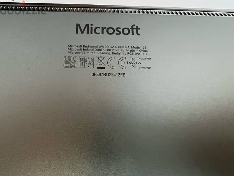 Microsoft  Surface Laptop 5 -12th Gen-512G-8G RaM جديد تماما لم يستخدم 10