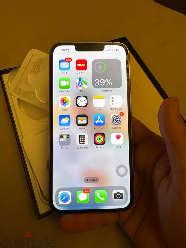 Iphone 13 pro 128gb شريحتين وفيس تايم 3