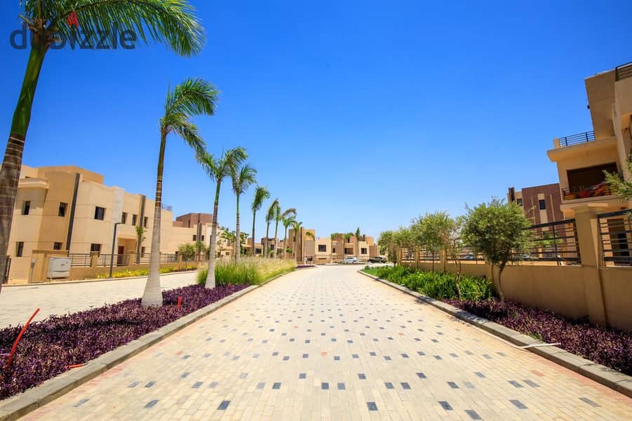 For sale, a twin house villa, 267 m, ready for delivery, Alma Compound - Iwan, Sheikh Zayed`` 2