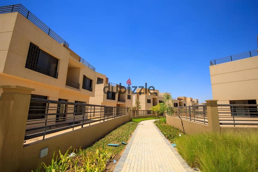 For sale, a twin house villa, 267 m, ready for delivery, Alma Compound - Iwan, Sheikh Zayed`` 10