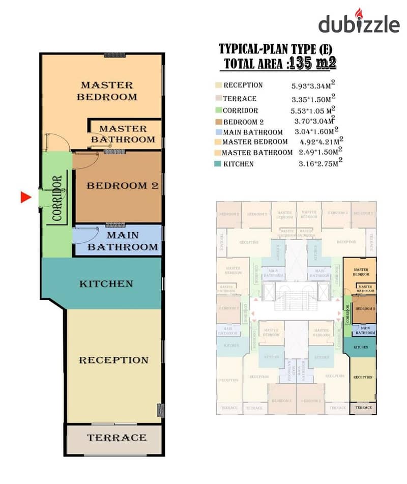 Apartment for sale in nasr city 135 meters on Ali Amin Main Street 8