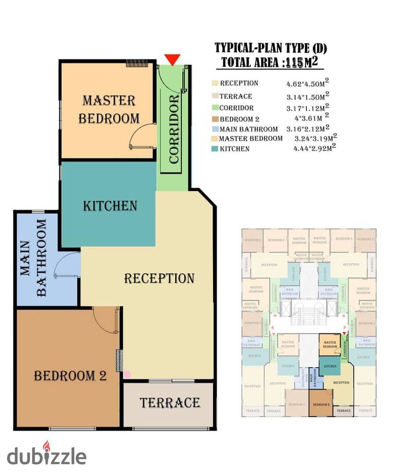 Apartment for sale in nasr city 115m on Ali Amin Main Street 8