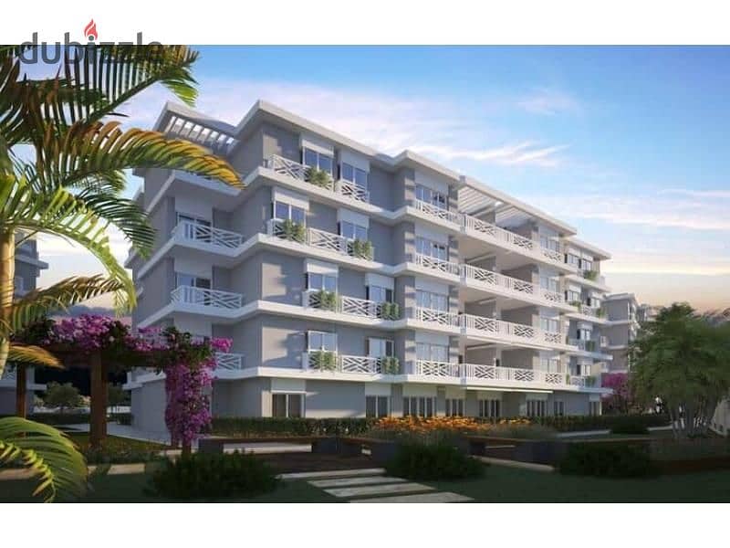 Ground apartment with 111 meter garden for sale in Green 6 Compound 11