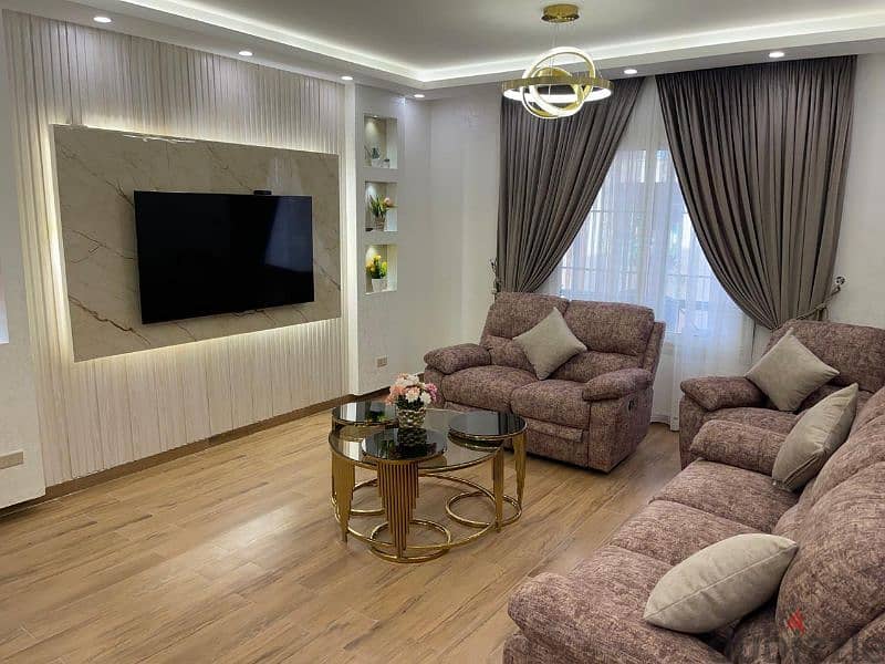 شقة للإيجار المفروش في الرحاب | A Fully-furnished apartment in Rehab 1