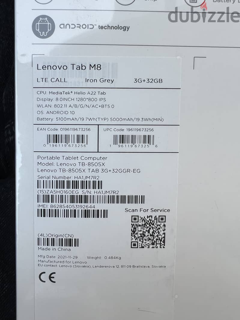 Lenovo m8 hd 32gb 1