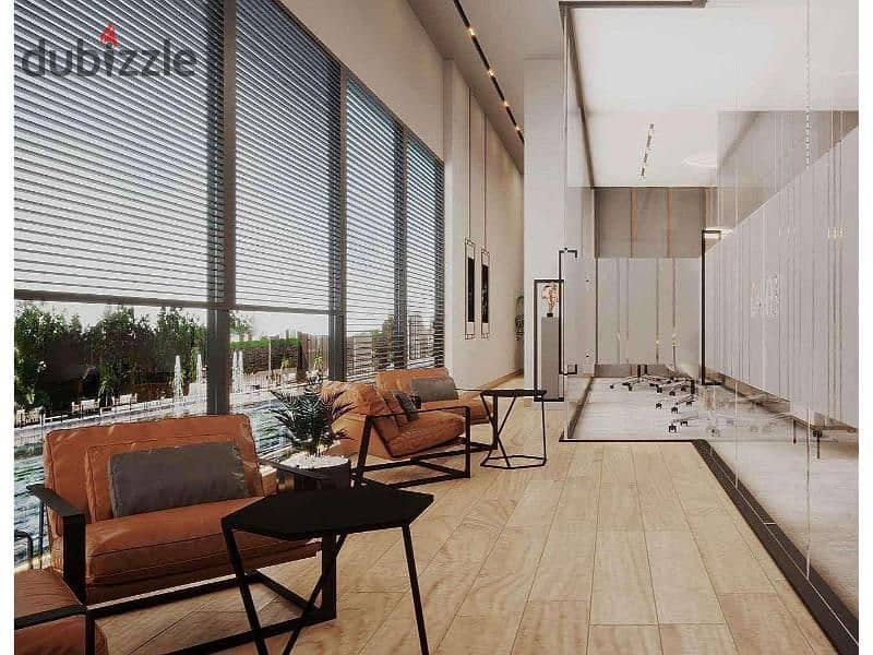 Office for sale in Downtown 205 Arkan Palm Sheikh Zayed, 6-year installments on MEHWAR 21