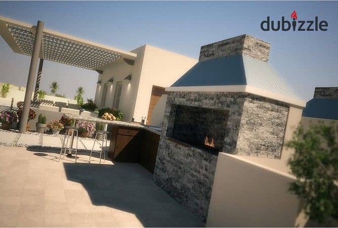 garden apartment For rent with a kitchen 134m The Address Compound, Sheikh Zayed, super deluxe 5